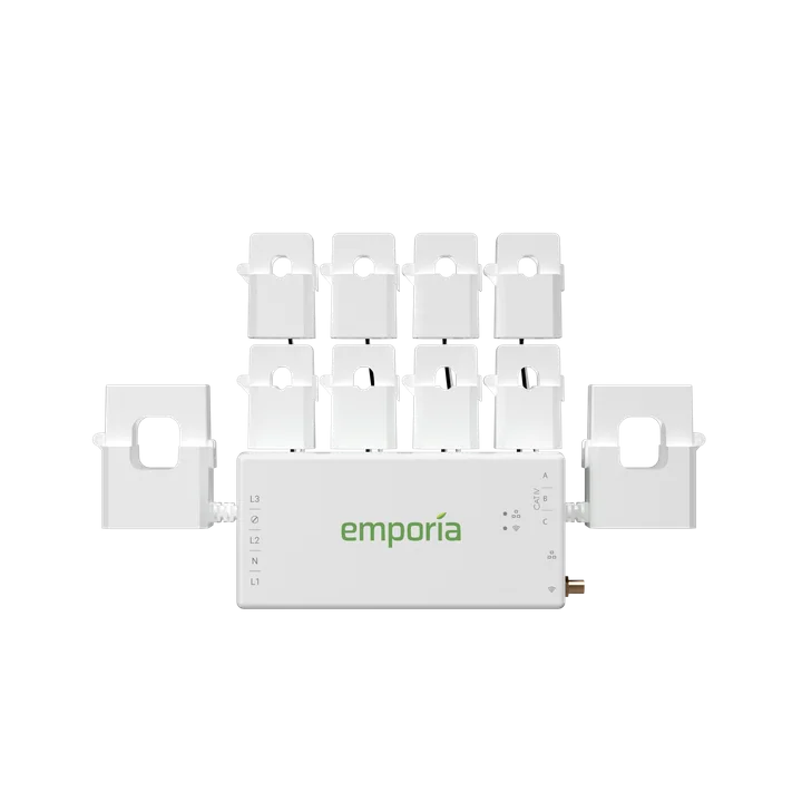 Emporia Vue 3 with two main sensors and eight branch sensors